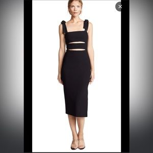 Bec + Bridge Black “Tasha” Cutout Midi Dress